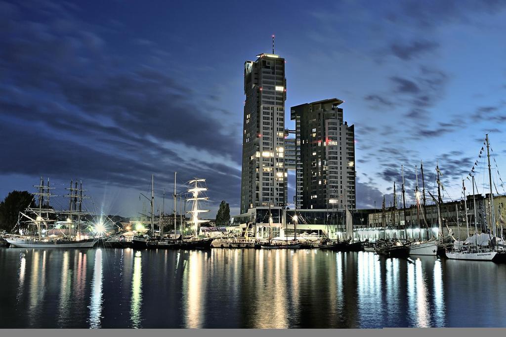 Glob Apartament Sea Towers Gdynia Buitenkant foto